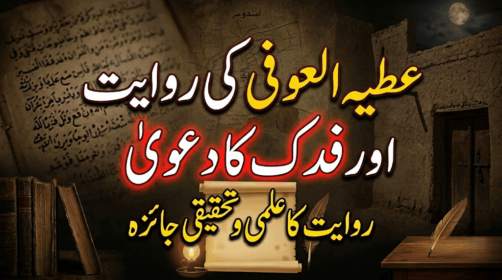 عطیہ العوفی کی روایت اور فدک کا دعویٰ