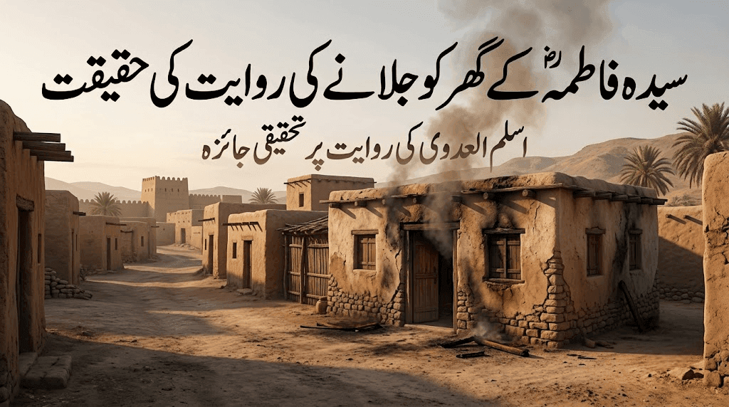 سیدہ فاطمہ کے گھر کو جلانے کی روایت کی حقیقت اسلم العدوی کی روایت پر تحقیقی جائزہ